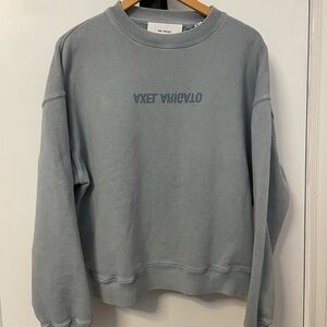 Axel Arigato light Blue wash Crewneck Sweater